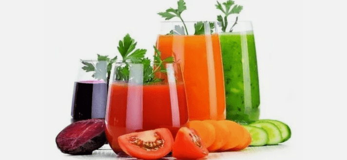 Japanese diet juice vegetable and fruit