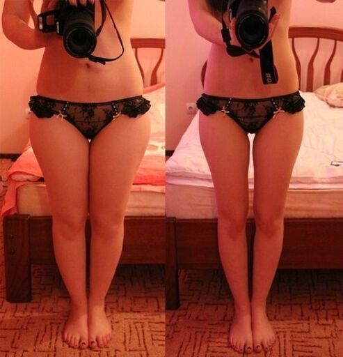 before and after low carb diet
